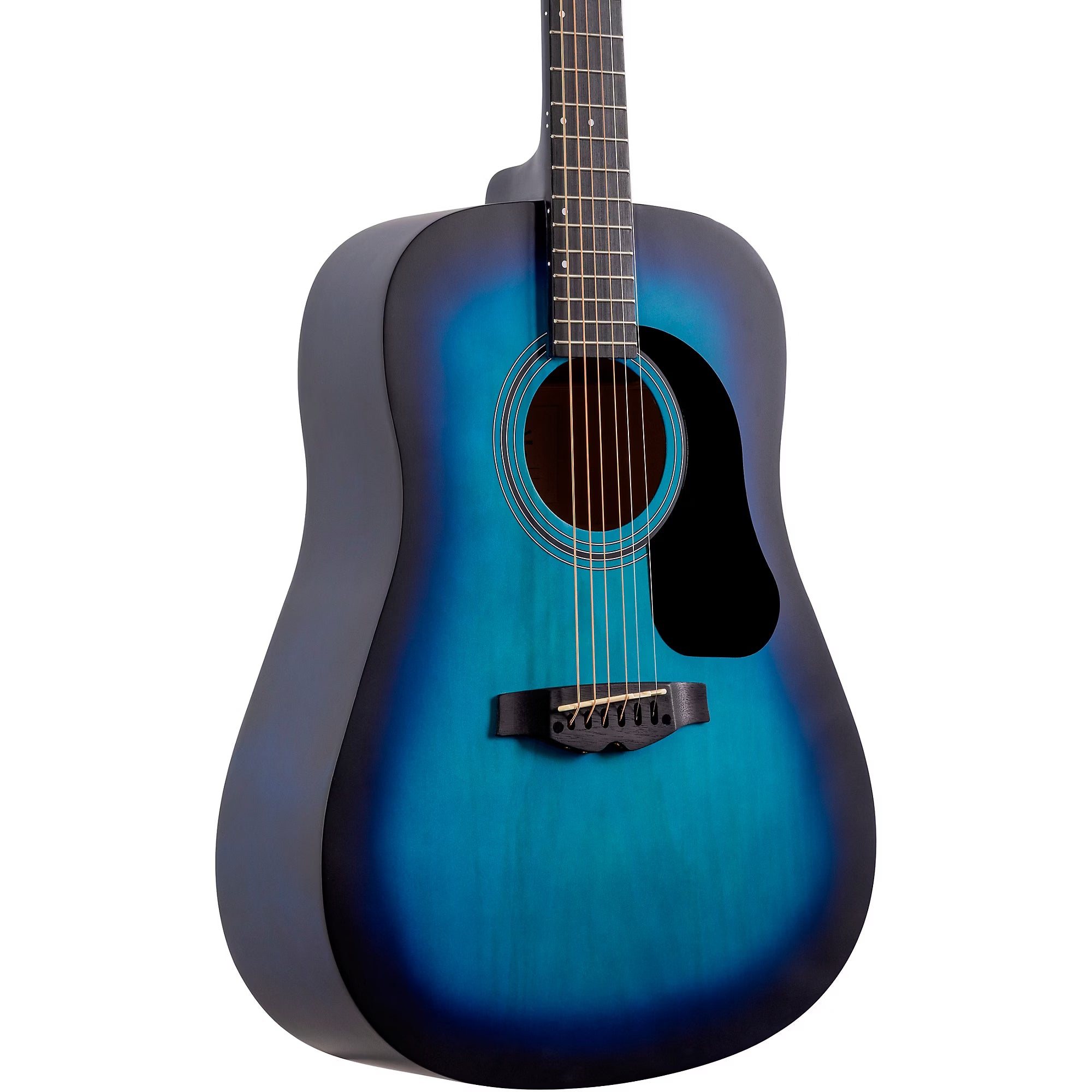 D75S Starter Dreadnought Acoustic Guitar - Blue Burst
